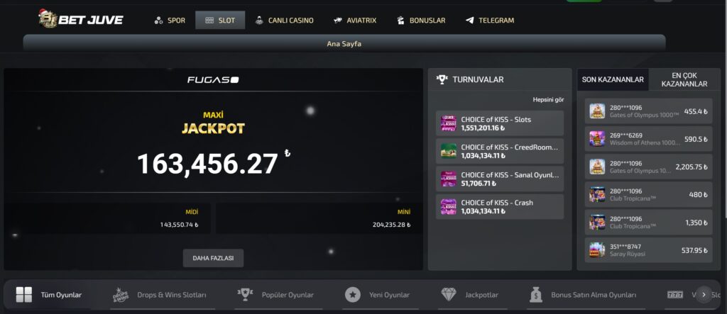 betjuve slot bahisleri
